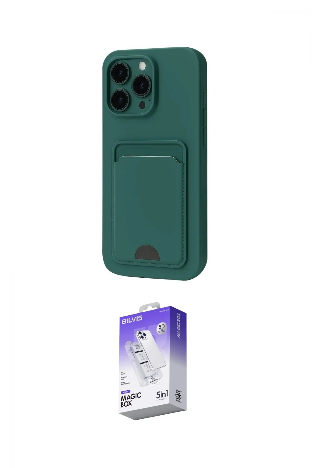 ieg™ iPhone 16 Pro Max Kılıf Vadi Çizgi Prime - Siyah Bilvis 5in1 3D Magic Cam Ekran Koruyucu