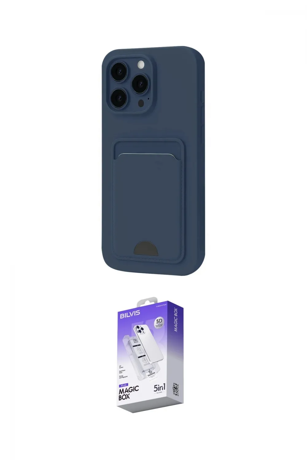 ieg™ iPhone 16 Pro Max Kılıf Vadi Çizgi Prime - Siyah Bilvis 5in1 3D Magic Cam Ekran Koruyucu