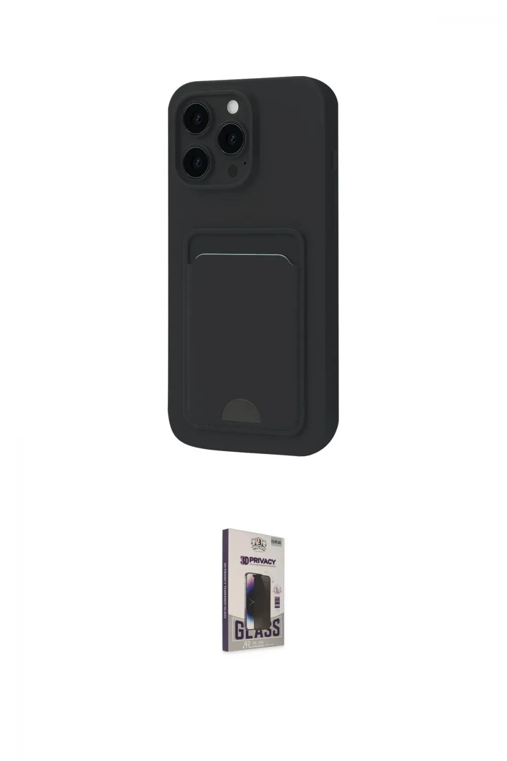 ieg™ iPhone 16 Pro Max Kılıf Vadi Çizgi Prime - Siyah Bilvis Hayalet Cam Ekran Koruyucu