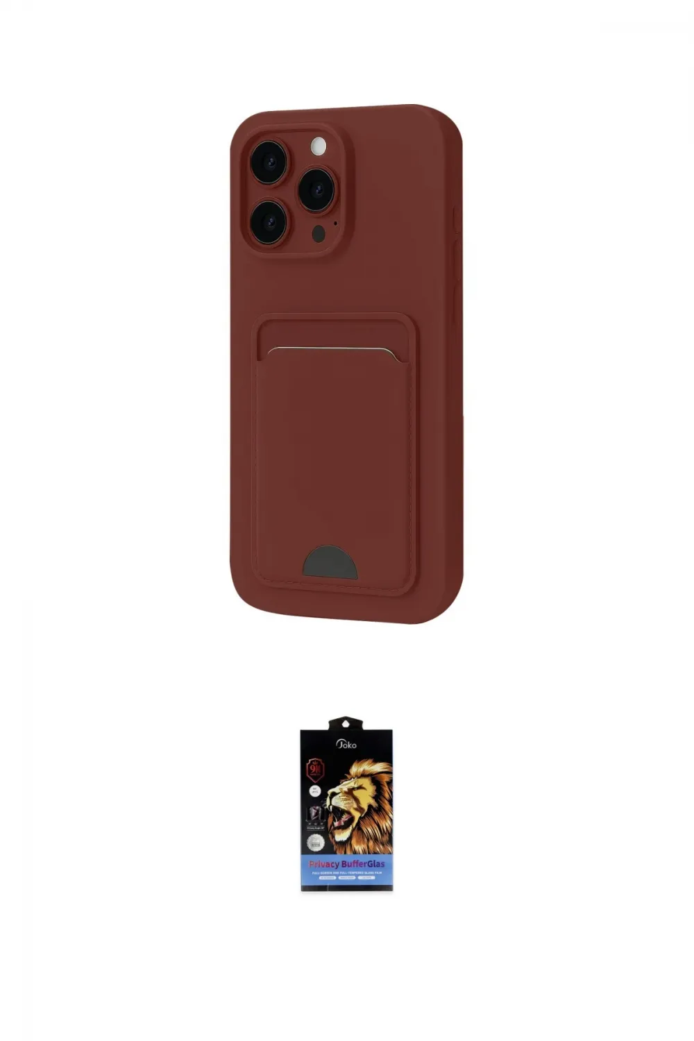 ieg™ iPhone 16 Pro Max Kılıf Vadi Çizgi Prime - Siyah Buffer Hayalet Cam Ekran Koruyucu