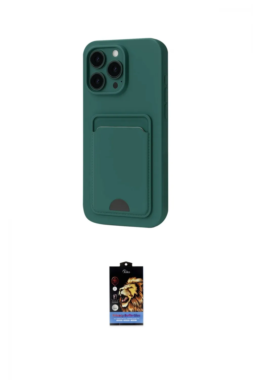 ieg™ iPhone 16 Pro Max Kılıf Vadi Çizgi Prime - Siyah Buffer Hayalet Cam Ekran Koruyucu
