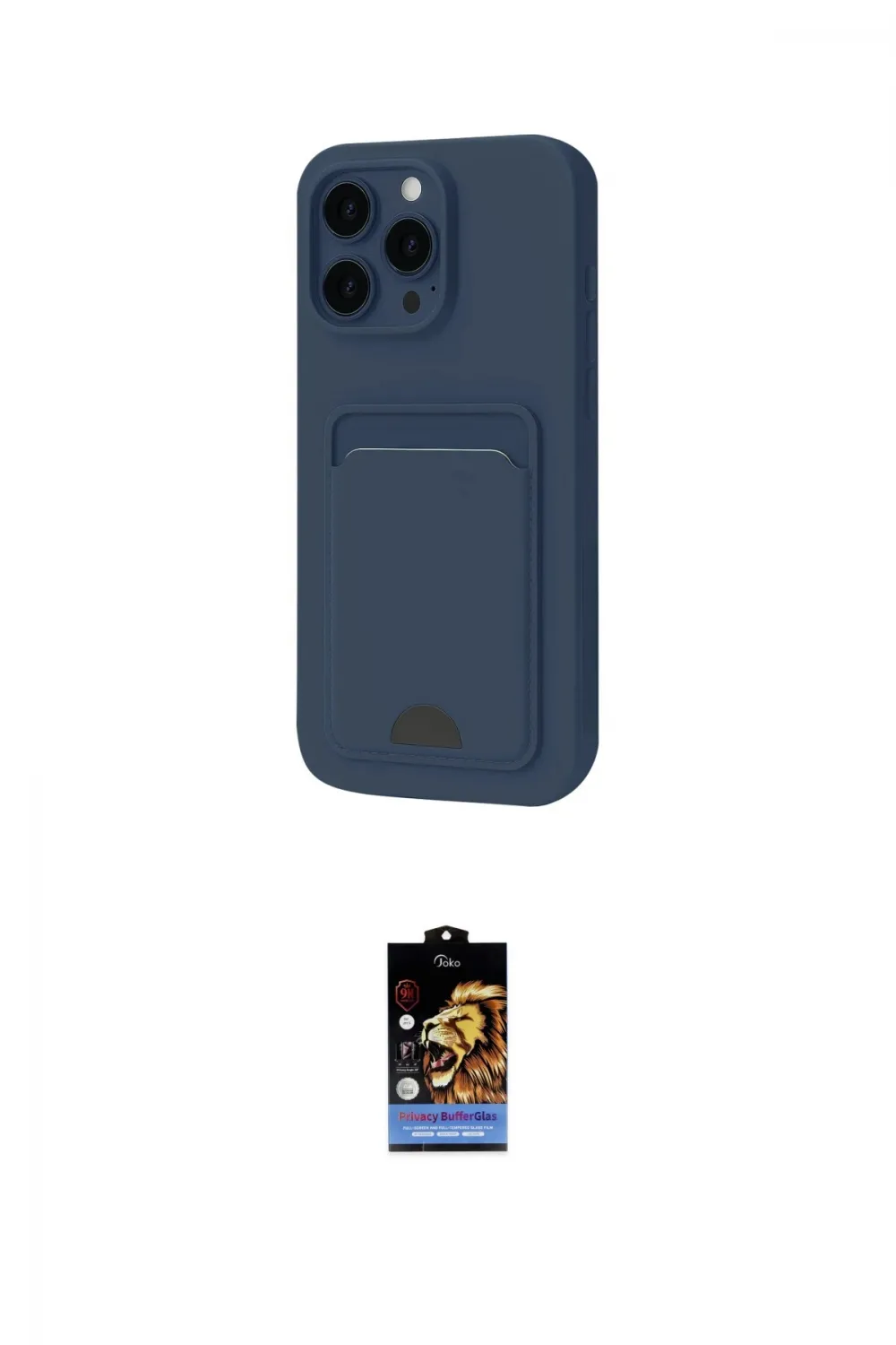 ieg™ iPhone 16 Pro Max Kılıf Vadi Çizgi Prime - Siyah Buffer Hayalet Cam Ekran Koruyucu