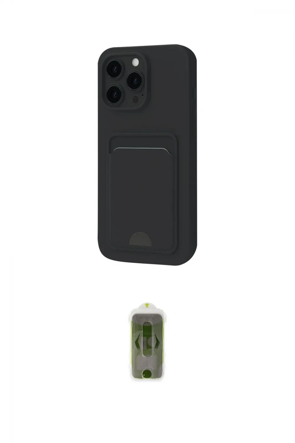 ieg™ iPhone 16 Pro Max Kılıf Vadi Çizgi Prime - Siyah Joko Magic 5D Hayalet Cam