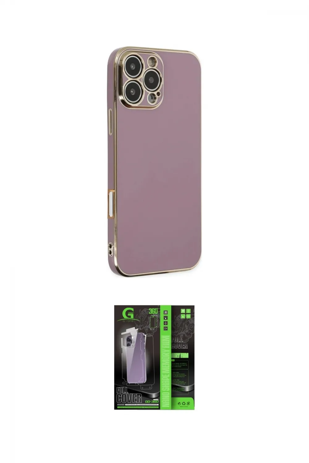 ieg™ iPhone 16 Pro Max Kılıf Yankı Serisi - Şeffaf 360 Full Body Arka Koruyucu