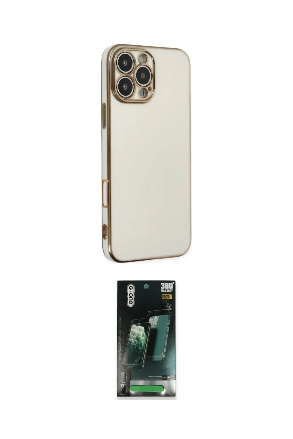 ieg™ iPhone 16 Pro Max Kılıf Yankı Serisi - Siyah 360 Mat Full Body Arka Koruyucu