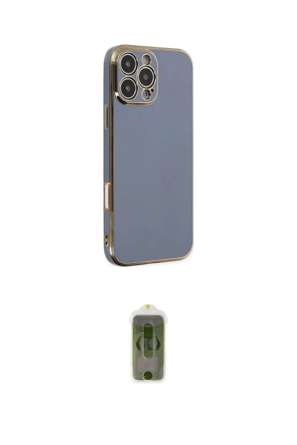 ieg™ iPhone 16 Pro Max Kılıf Yankı Serisi - Siyah Joko Magic 5D Hayalet Cam