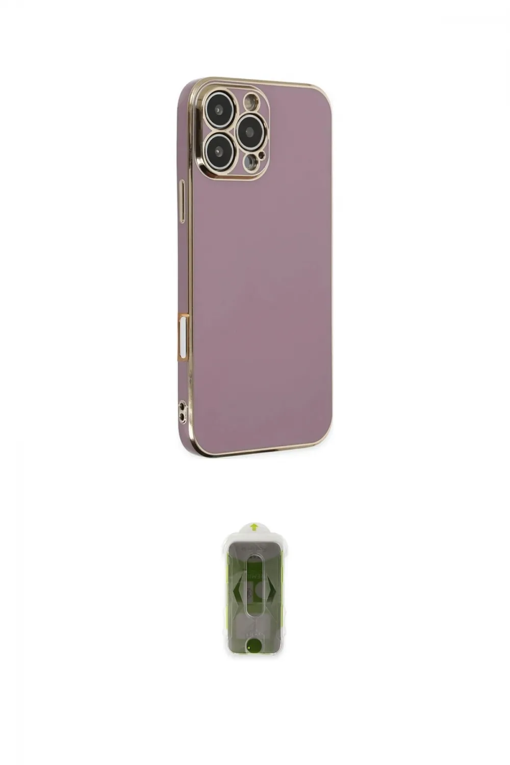 ieg™ iPhone 16 Pro Max Kılıf Yankı Serisi - Siyah Joko Magic 5D Hayalet Cam