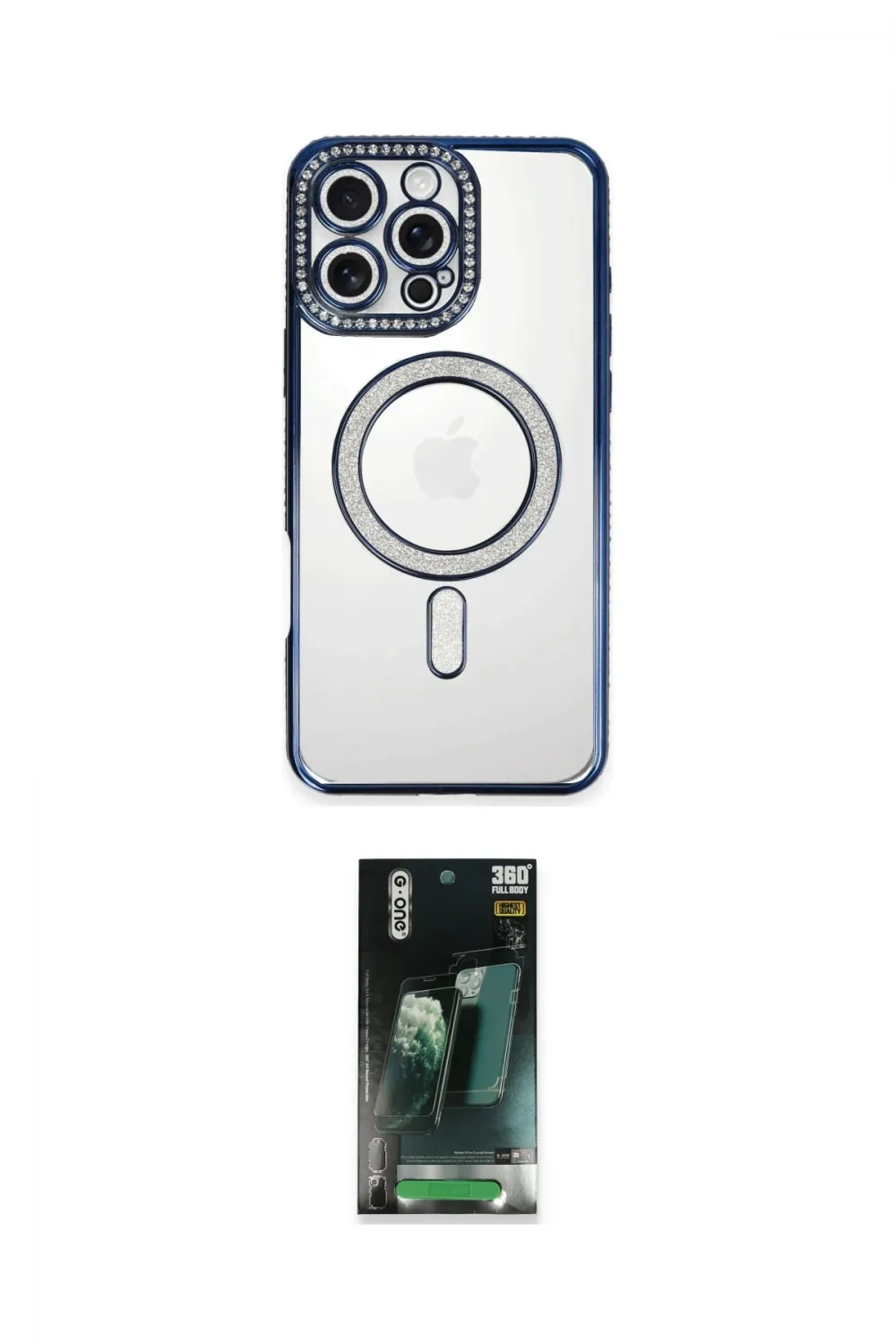 ieg™ iPhone 16 Pro Max Kılıf Zirve Doku Prime - Siyah 360 Mat Full Body Arka Koruyucu
