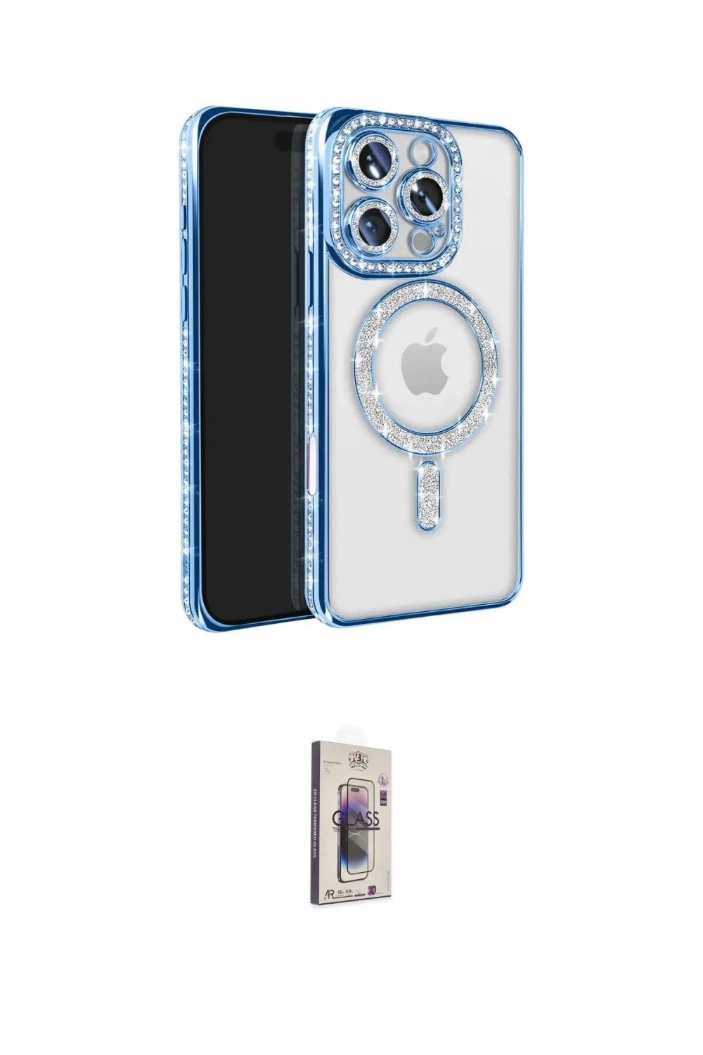 ieg™ iPhone 16 Pro Max Kılıf Zirve Doku Prime - Siyah Bilvis 3D Cam Ekran Koruyucu