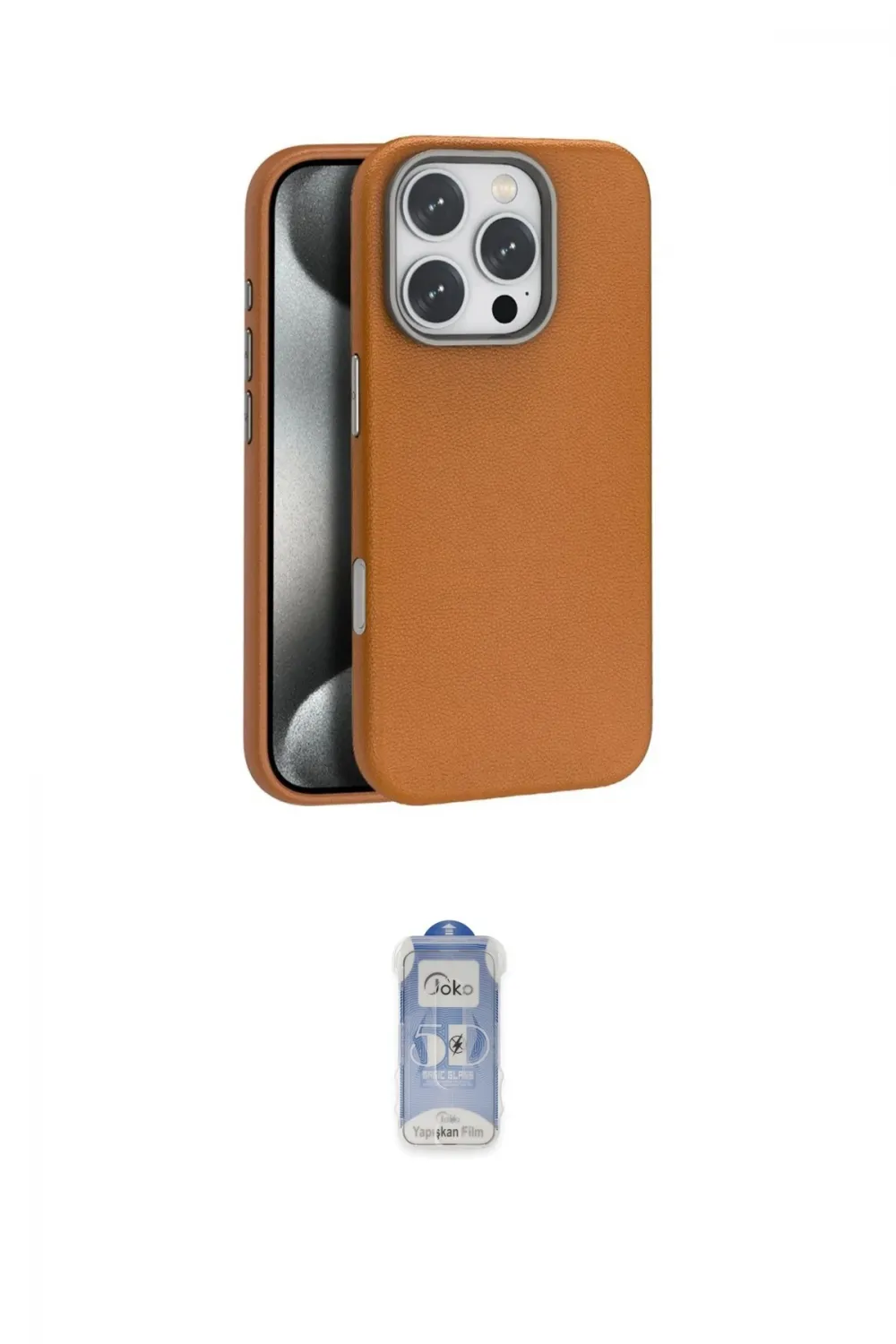 ieg™ iPhone 16 Pro Max Kılıf Zirve Modern Prime - Siyah Joko Magic 5D Cam