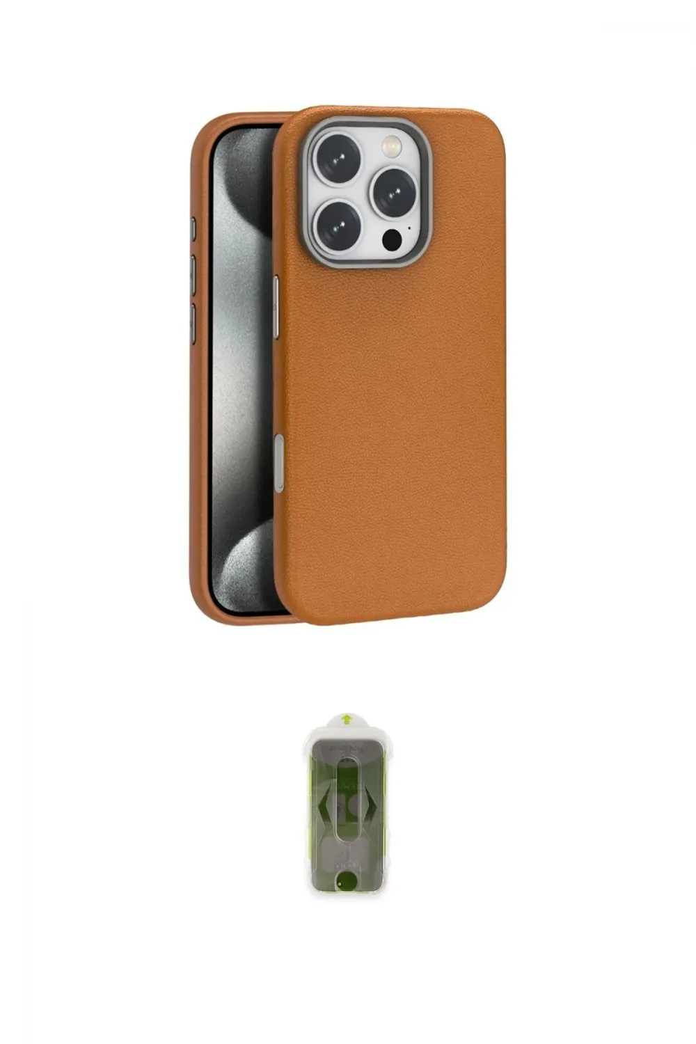 ieg™ iPhone 16 Pro Max Kılıf Zirve Modern Prime - Siyah Joko Magic 5D Hayalet Cam