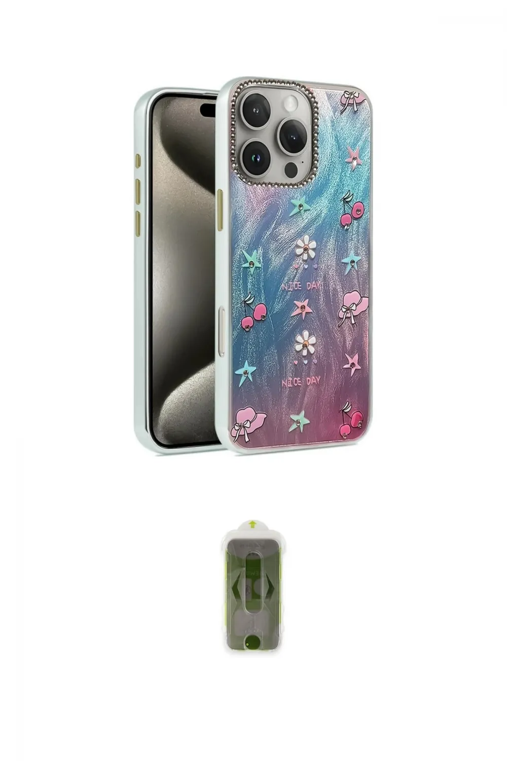 ieg™ iPhone 16 Pro Max Kılıf Zirve Modern Prime - Siyah Joko Magic 5D Hayalet Cam