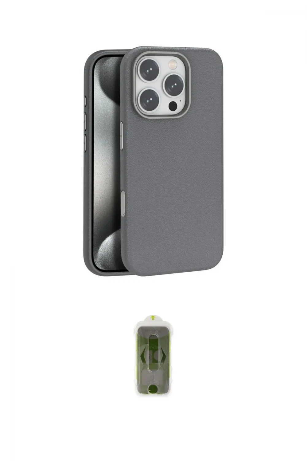 ieg™ iPhone 16 Pro Max Kılıf Zirve Modern Prime - Siyah Joko Magic 5D Hayalet Cam