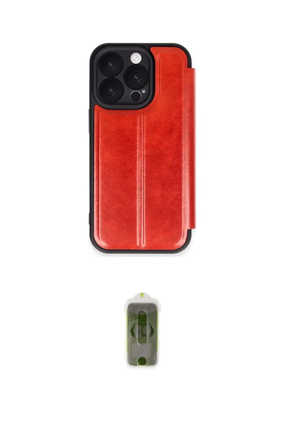 ieg™ iPhone 16 Pro Max Kılıf Zirve Yansıma Serisi - Siyah Joko Magic 5D Hayalet Cam