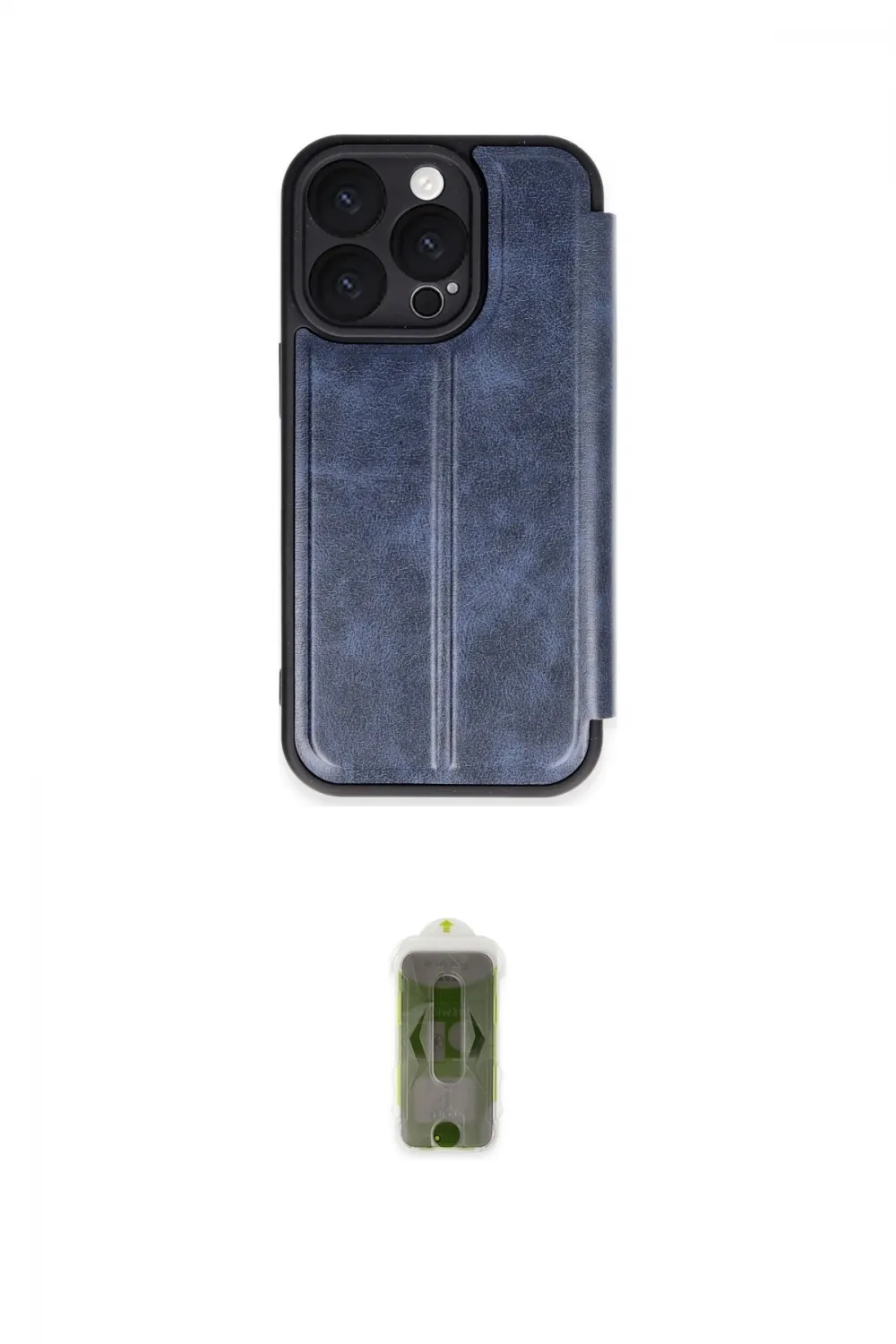 ieg™ iPhone 16 Pro Max Kılıf Zirve Yansıma Serisi - Siyah Joko Magic 5D Hayalet Cam