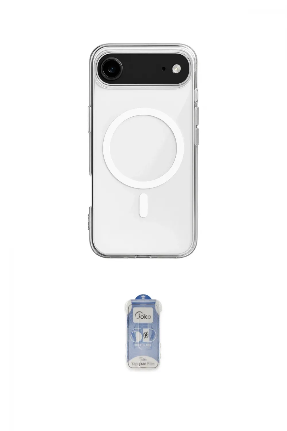 ieg™ iPhone 17 Air Kılıf Ahenk Yansıma Prime - Siyah Joko Magic 5D Cam