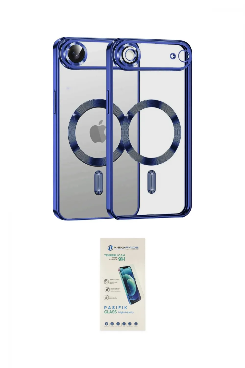 ieg™ iPhone 17 Air Kılıf Nova Işık Özel Seri - Şeffaf Pasifik Cam Ekran Koruyucu