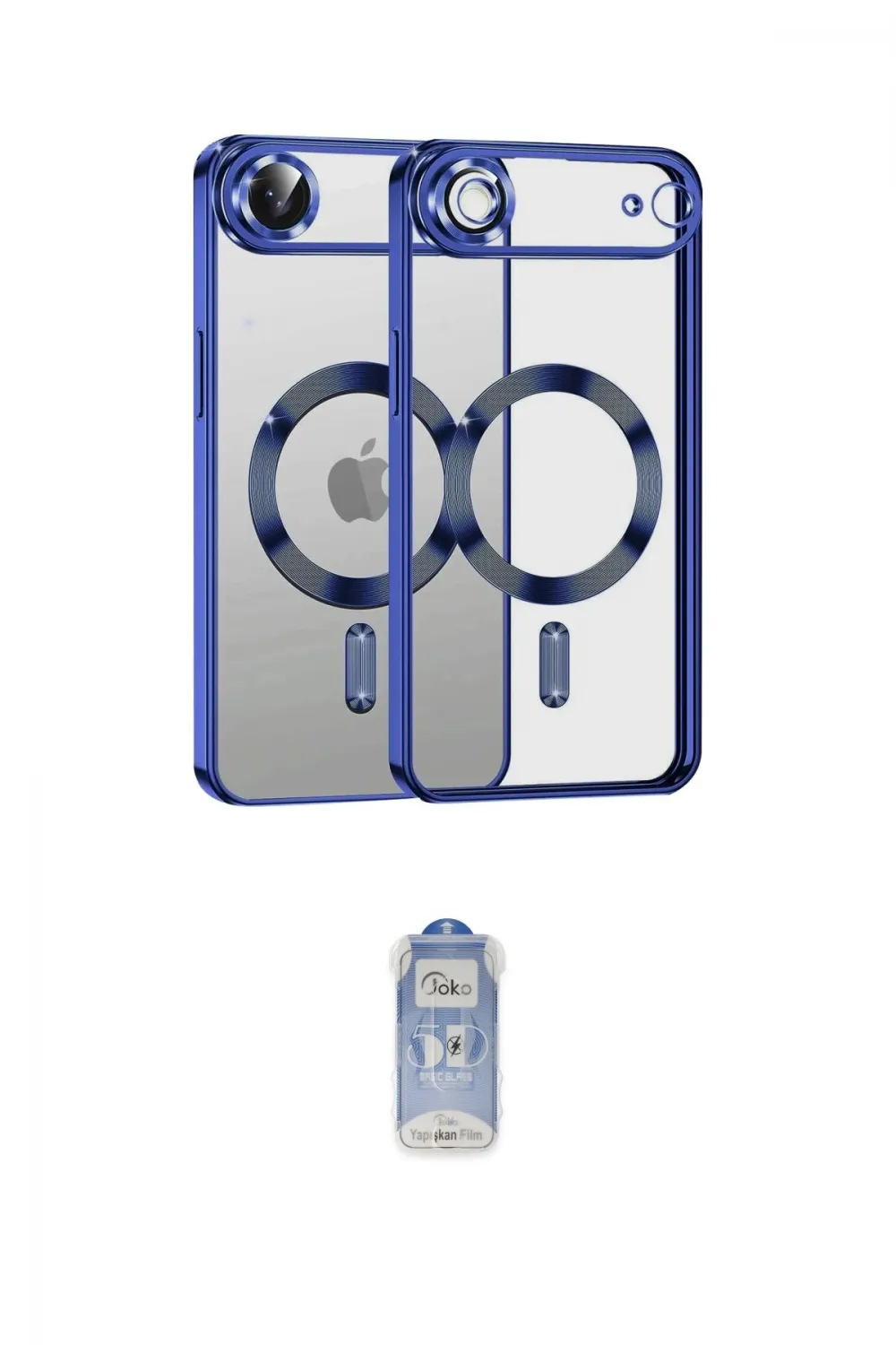 ieg™ iPhone 17 Air Kılıf Nova Işık Özel Seri - Siyah Joko Magic 5D Cam