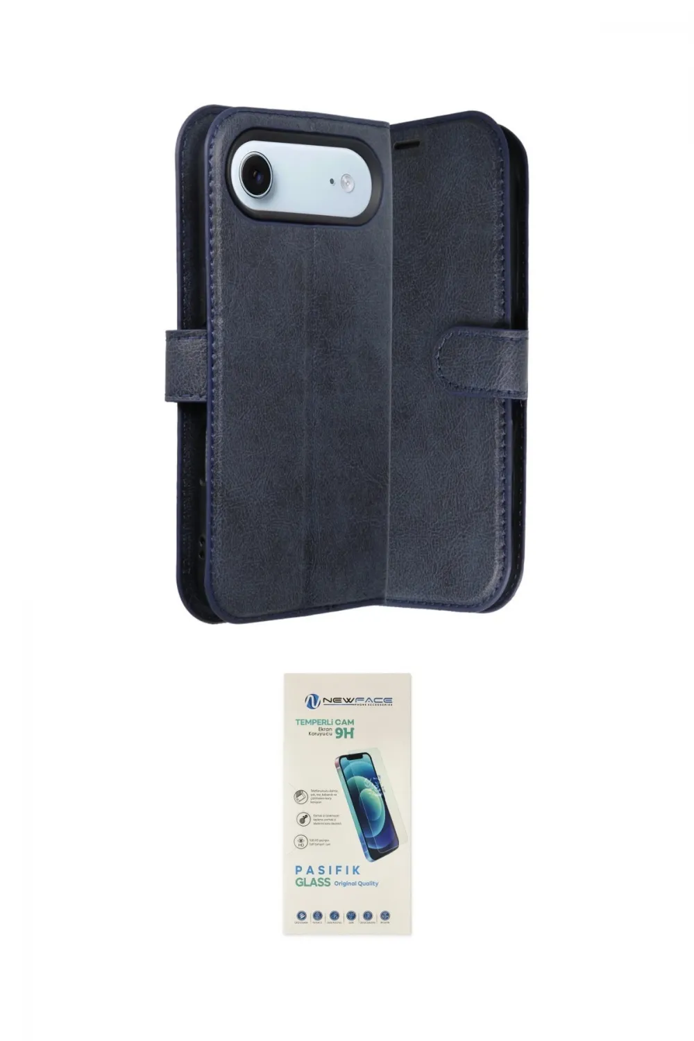 ieg™ iPhone 17 Air Kılıf Siluet Işık Serisi - Şeffaf Pasifik Cam Ekran Koruyucu