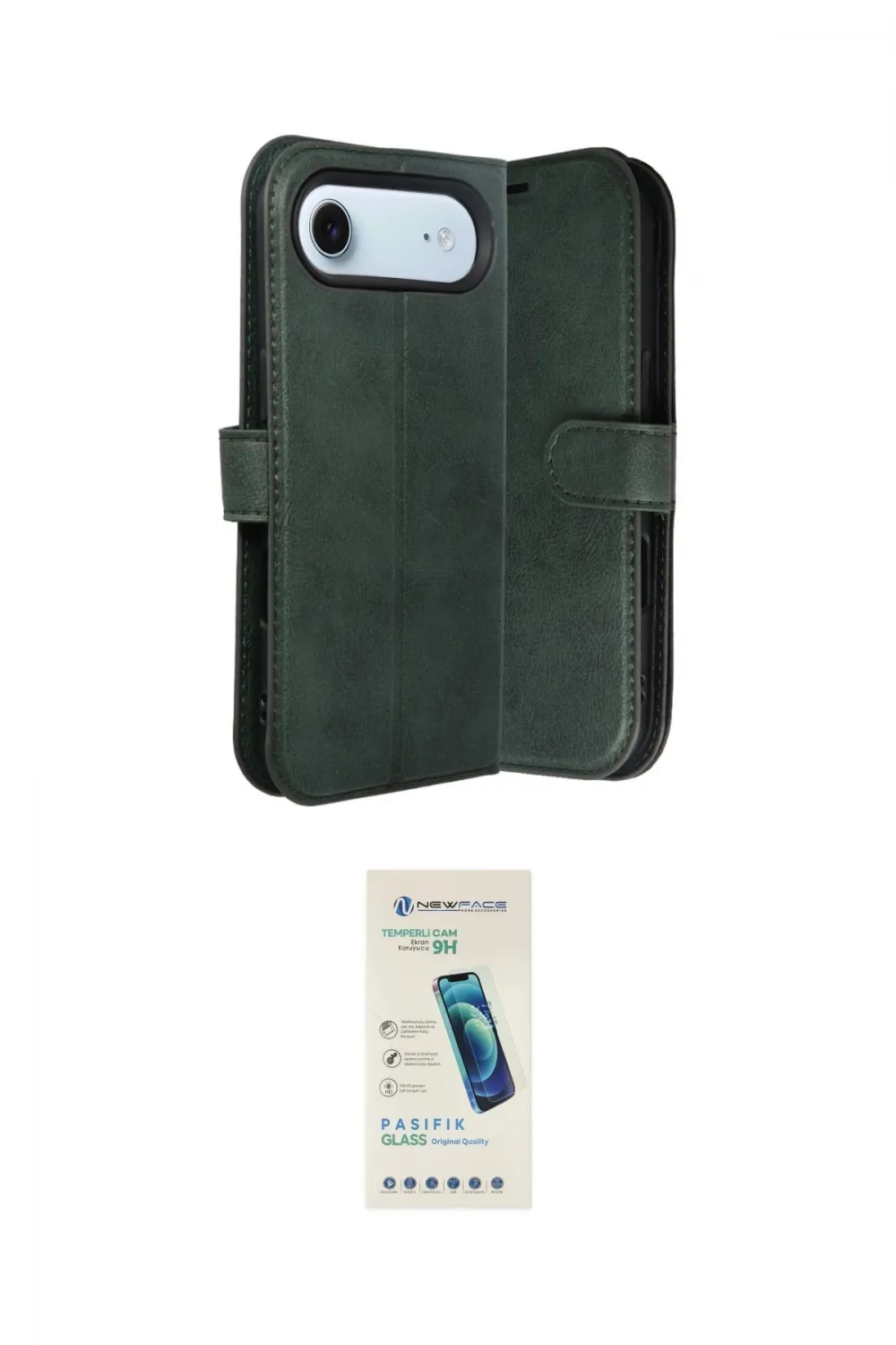 ieg™ iPhone 17 Air Kılıf Siluet Işık Serisi - Şeffaf Pasifik Cam Ekran Koruyucu
