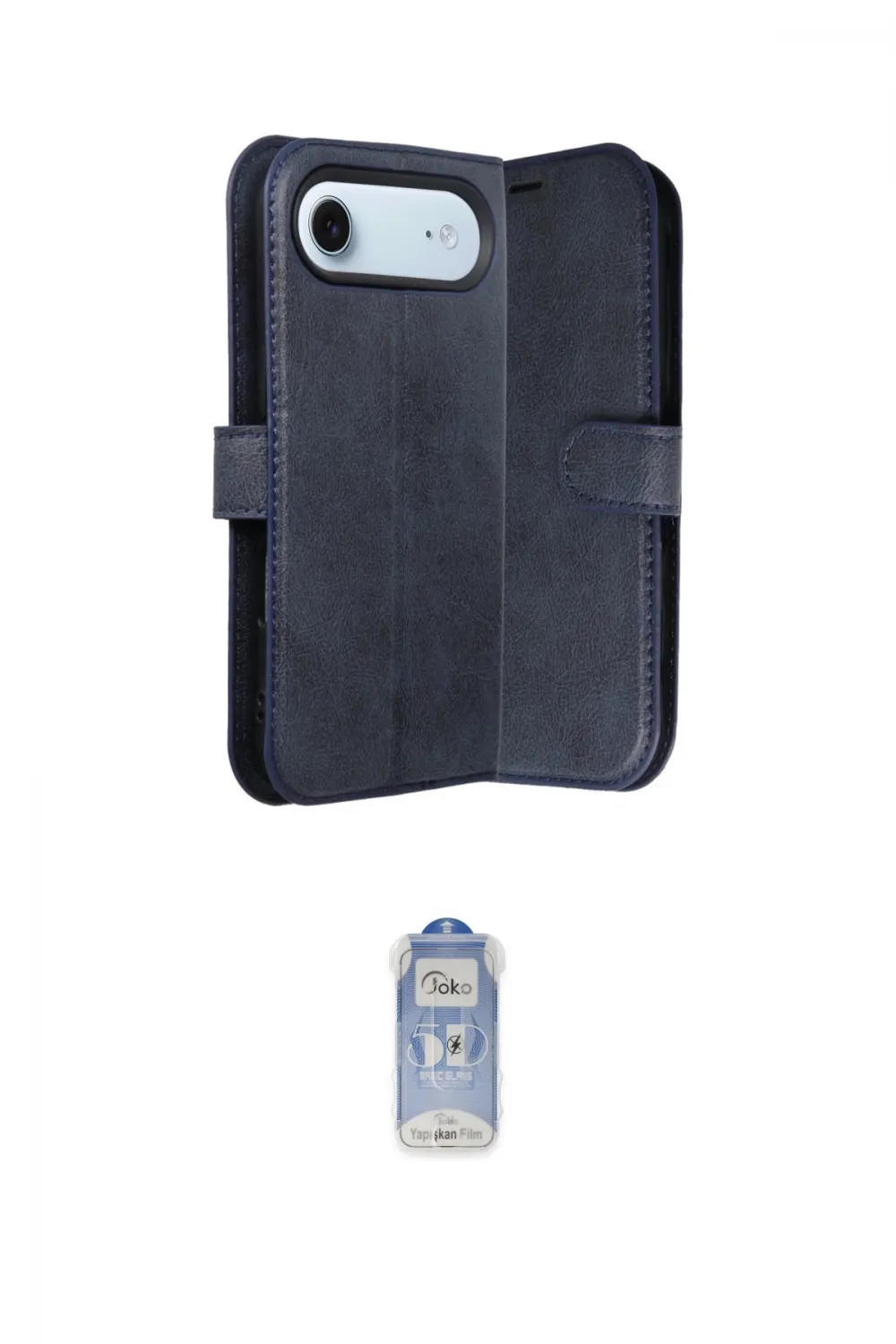 ieg™ iPhone 17 Air Kılıf Siluet Işık Serisi - Siyah Joko Magic 5D Cam