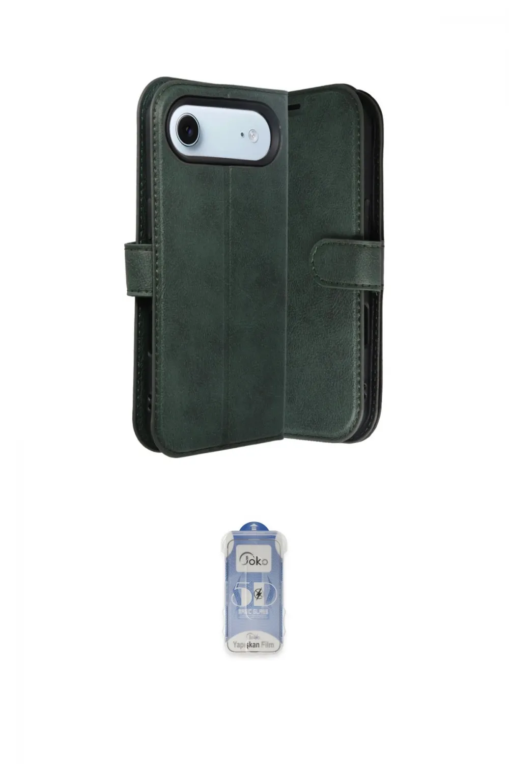 ieg™ iPhone 17 Air Kılıf Siluet Işık Serisi - Siyah Joko Magic 5D Cam