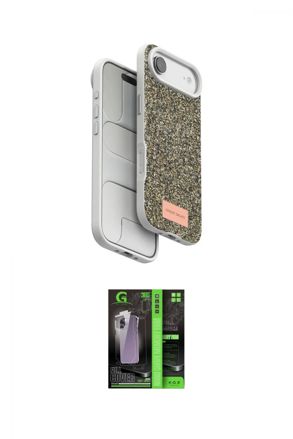 ieg™ iPhone 17 Air Kılıf Vadi Klasik Serisi - Şeffaf 360 Full Body Arka Koruyucu