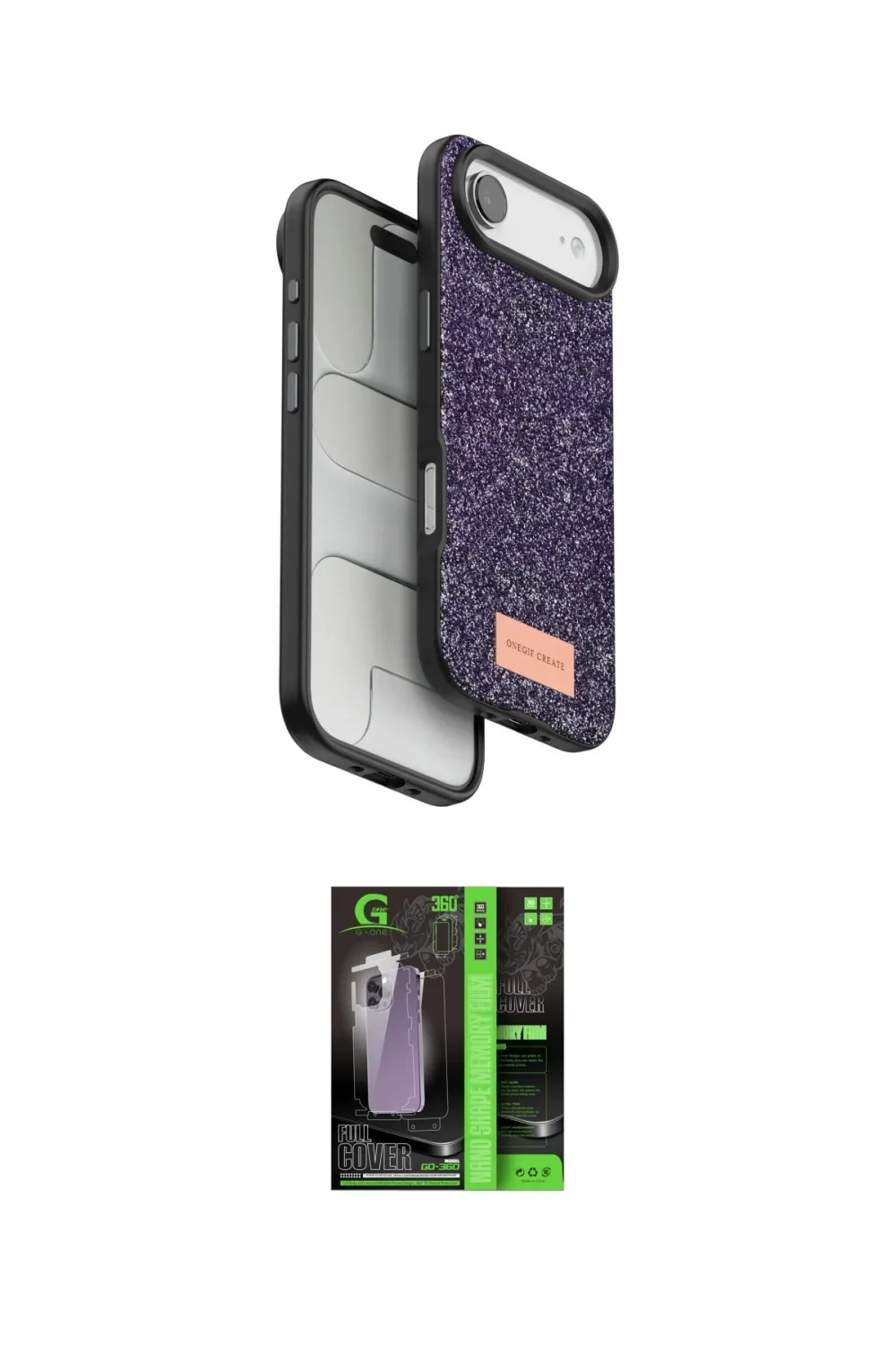 ieg™ iPhone 17 Air Kılıf Vadi Klasik Serisi - Şeffaf 360 Full Body Arka Koruyucu