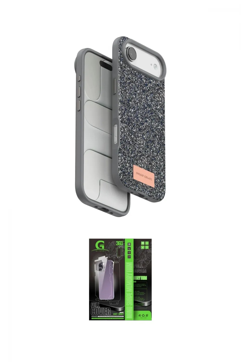 ieg™ iPhone 17 Air Kılıf Vadi Klasik Serisi - Şeffaf 360 Full Body Arka Koruyucu