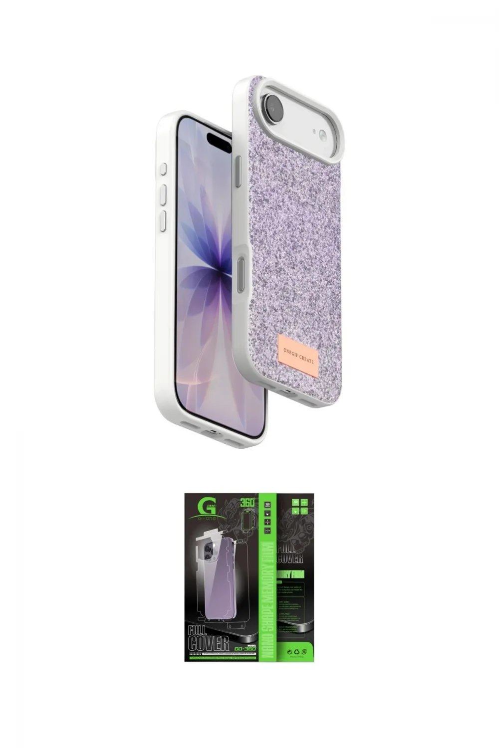 ieg™ iPhone 17 Air Kılıf Vadi Klasik Serisi - Şeffaf 360 Full Body Arka Koruyucu