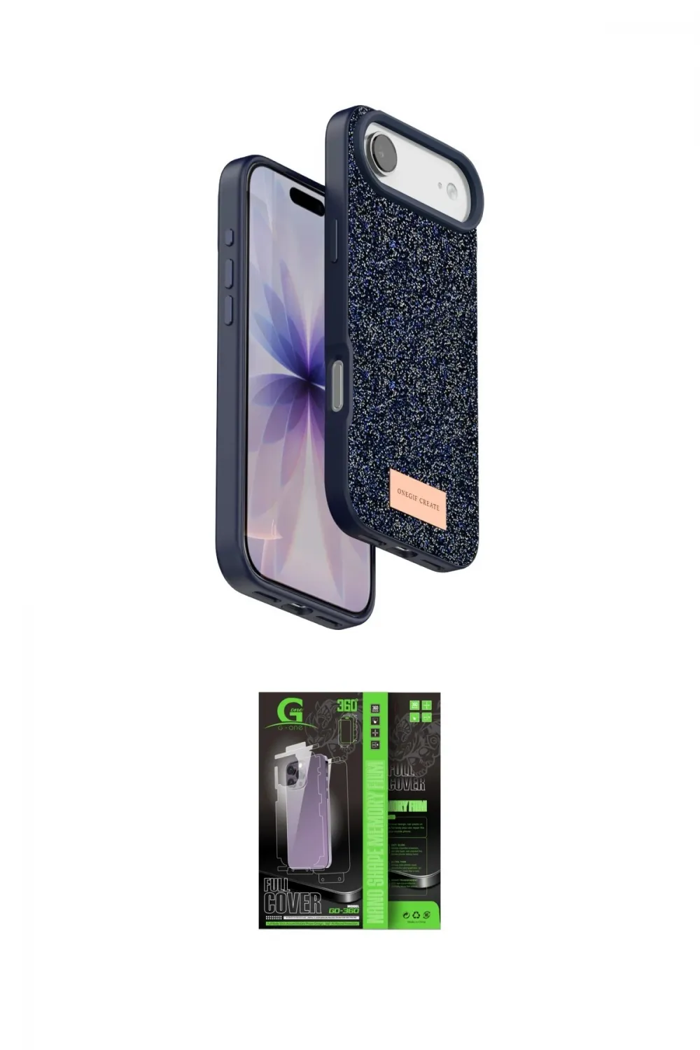 ieg™ iPhone 17 Air Kılıf Vadi Klasik Serisi - Şeffaf 360 Full Body Arka Koruyucu