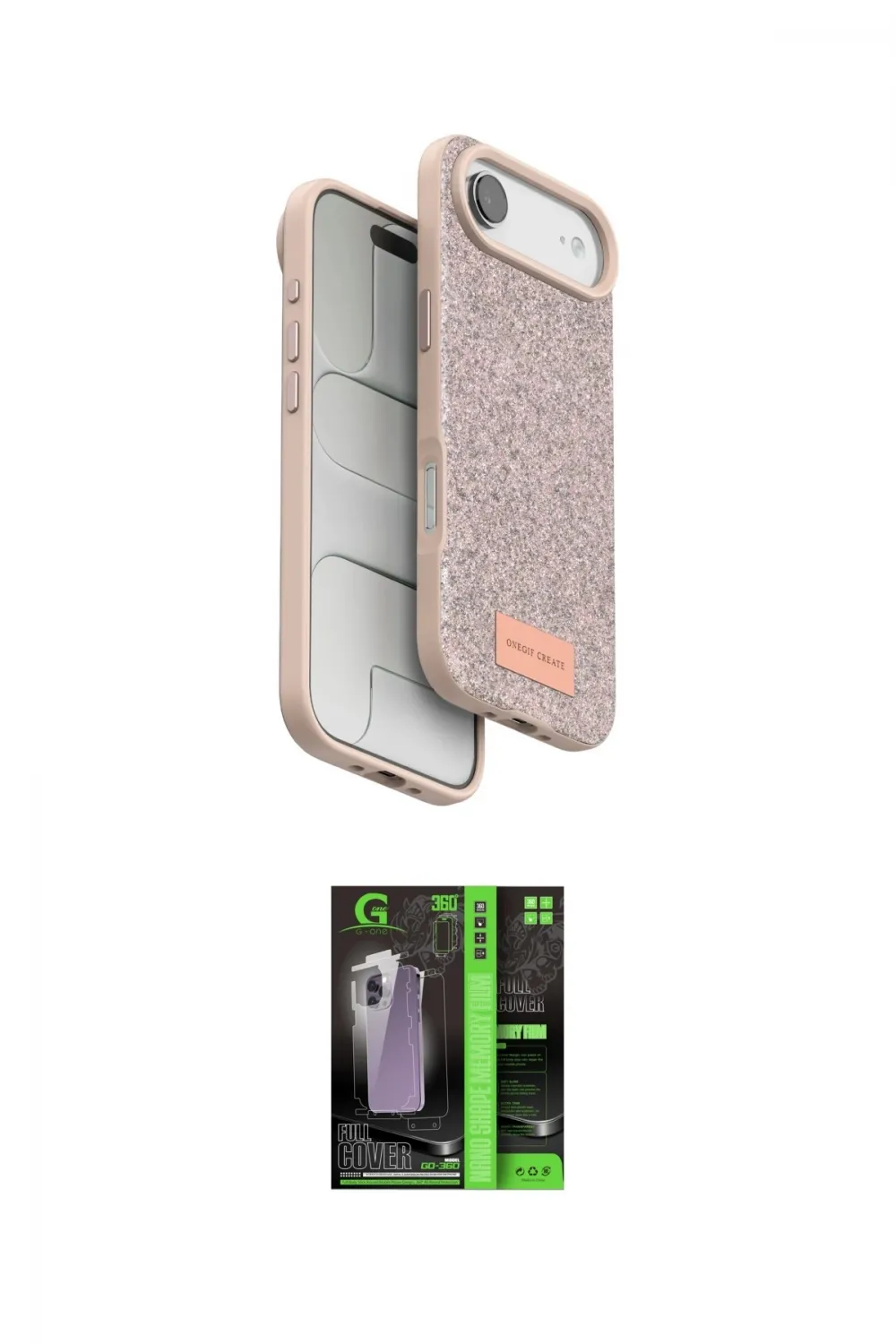 ieg™ iPhone 17 Air Kılıf Vadi Klasik Serisi - Şeffaf 360 Full Body Arka Koruyucu