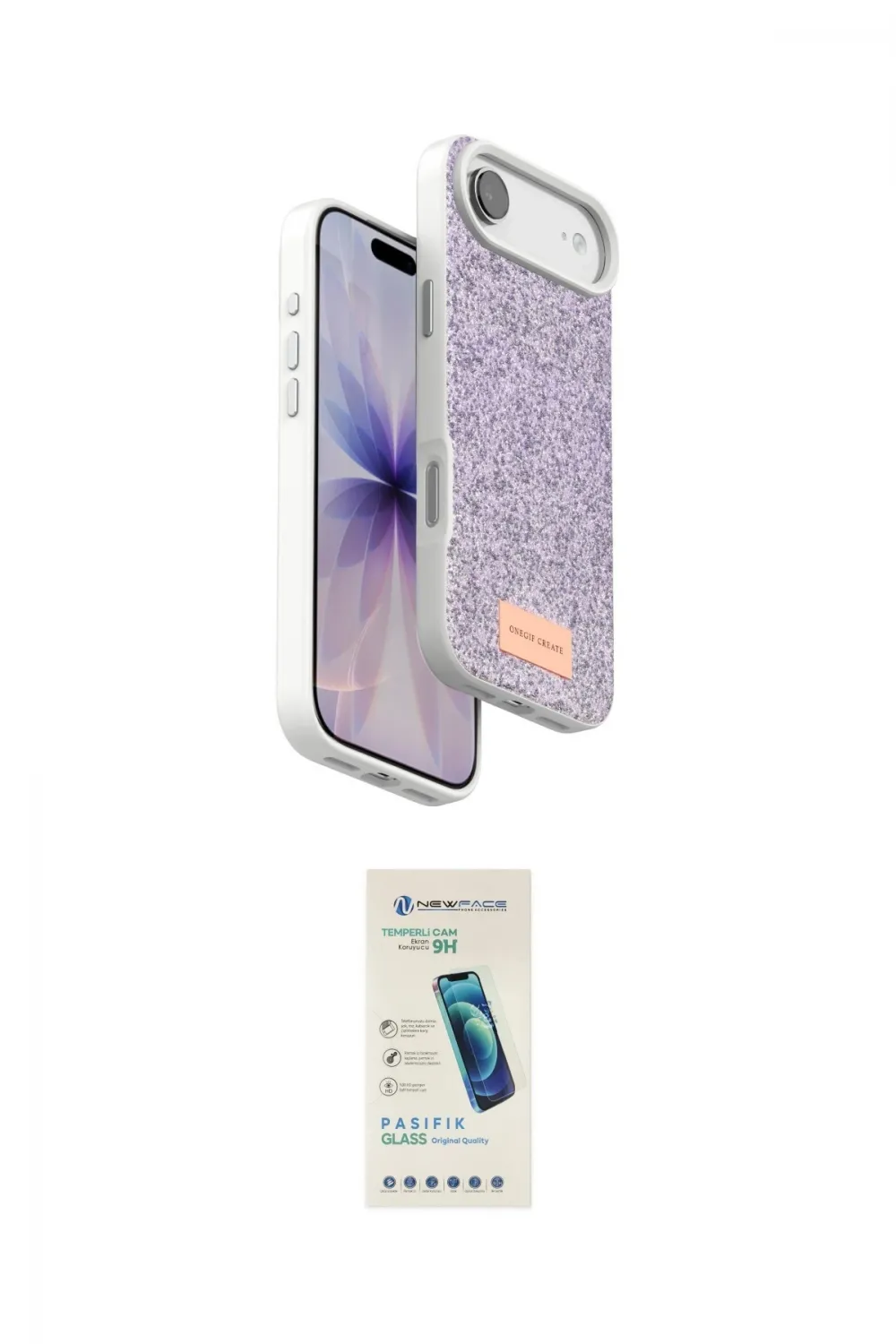 ieg™ iPhone 17 Air Kılıf Vadi Klasik Serisi - Şeffaf Pasifik Cam Ekran Koruyucu