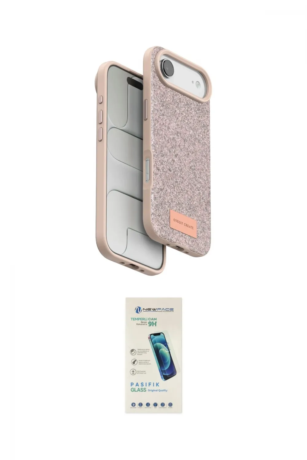 ieg™ iPhone 17 Air Kılıf Vadi Klasik Serisi - Şeffaf Pasifik Cam Ekran Koruyucu