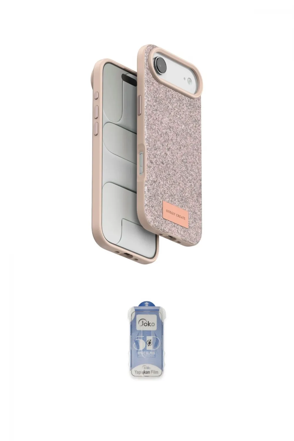 ieg™ iPhone 17 Air Kılıf Vadi Klasik Serisi - Siyah Joko Magic 5D Cam