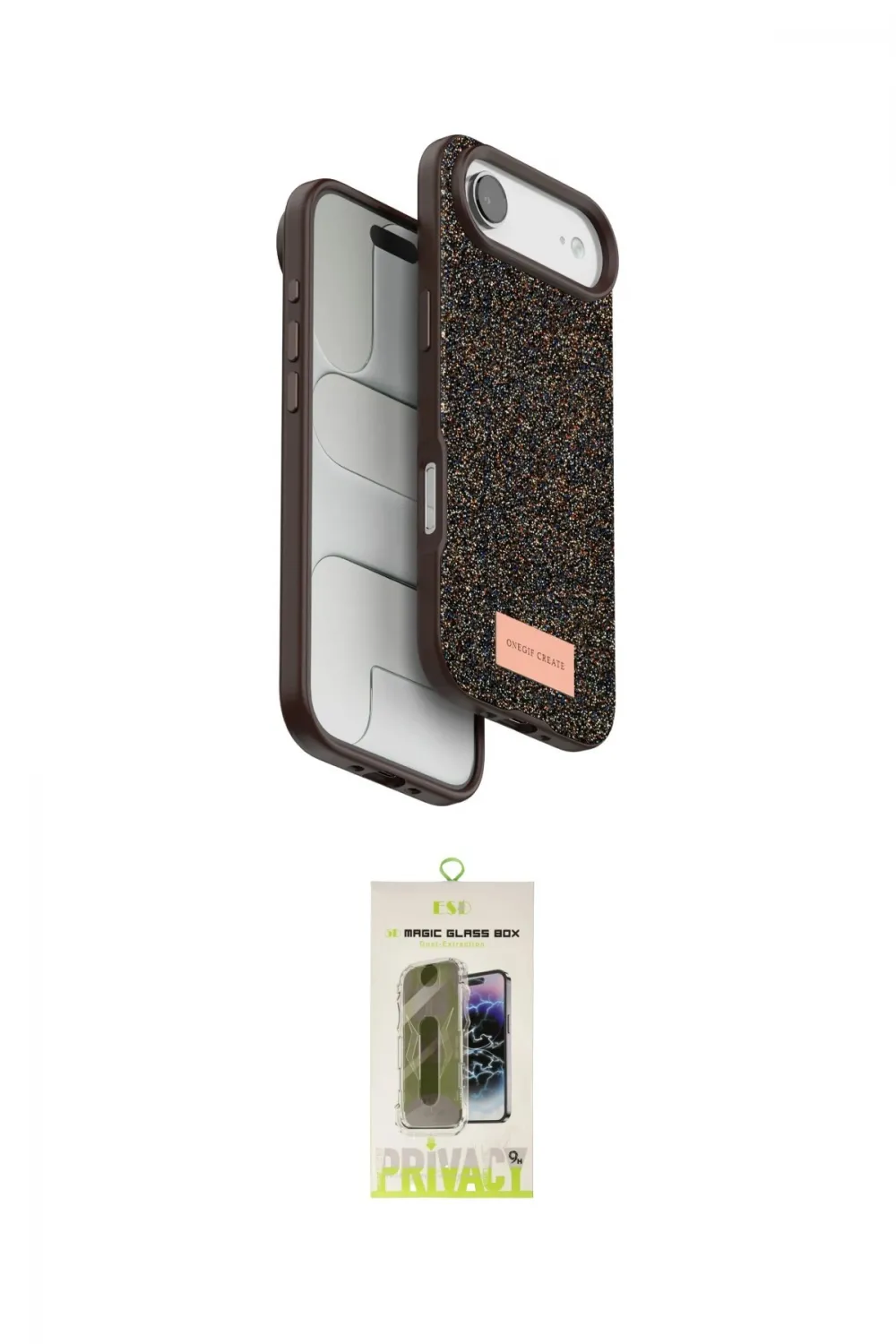 ieg™ iPhone 17 Air Kılıf Vadi Klasik Serisi - Siyah Joko Magic 5D Hayalet Cam