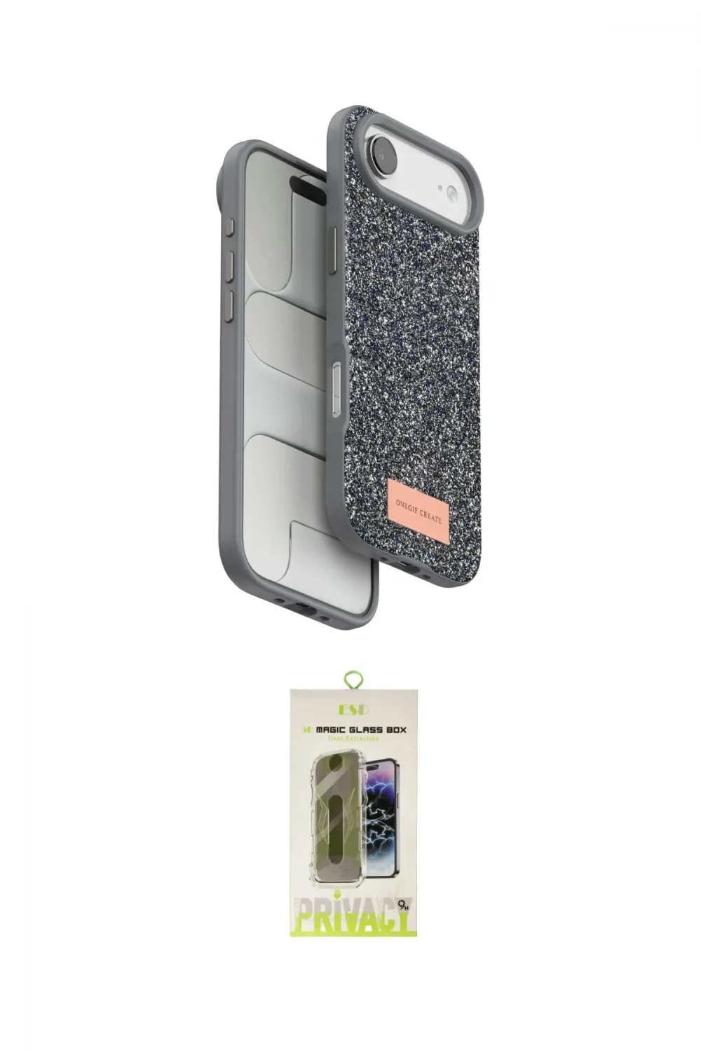 ieg™ iPhone 17 Air Kılıf Vadi Klasik Serisi - Siyah Joko Magic 5D Hayalet Cam