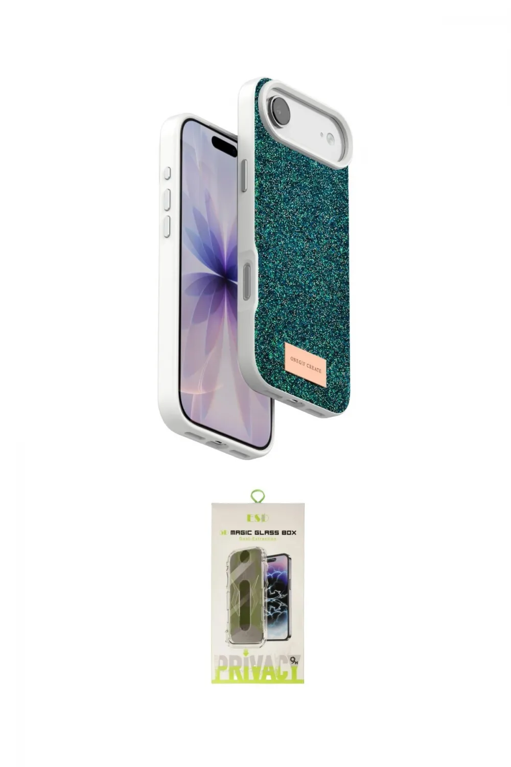 ieg™ iPhone 17 Air Kılıf Vadi Klasik Serisi - Siyah Joko Magic 5D Hayalet Cam