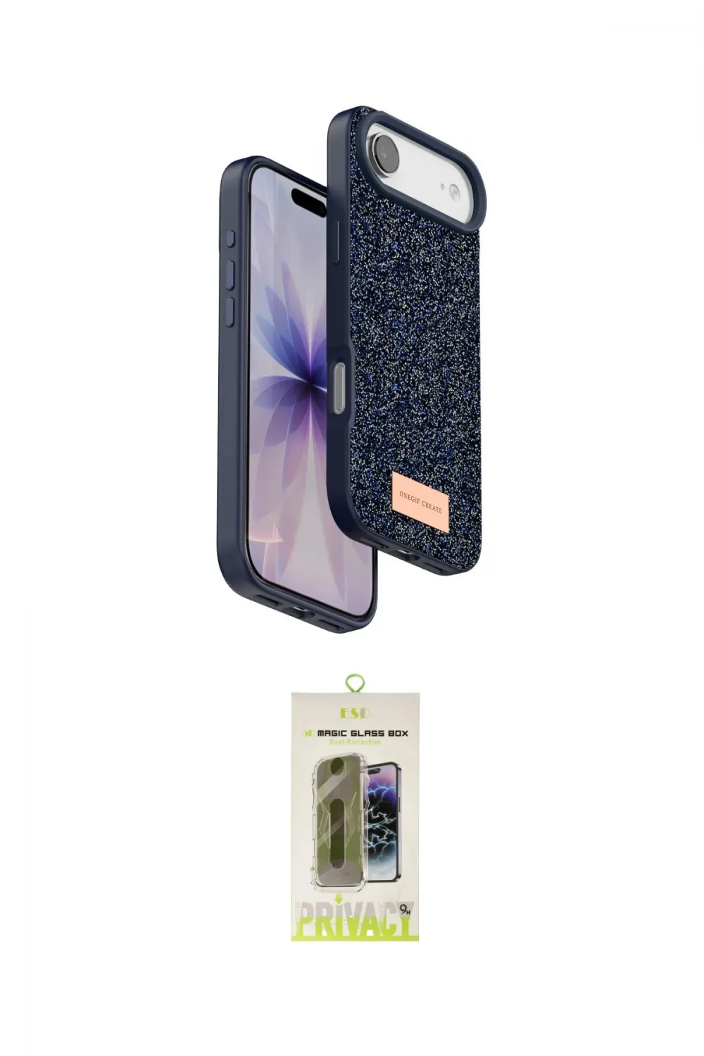 ieg™ iPhone 17 Air Kılıf Vadi Klasik Serisi - Siyah Joko Magic 5D Hayalet Cam
