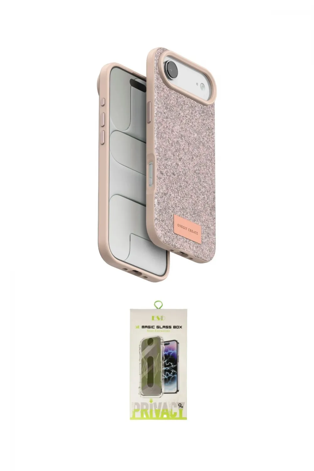 ieg™ iPhone 17 Air Kılıf Vadi Klasik Serisi - Siyah Joko Magic 5D Hayalet Cam