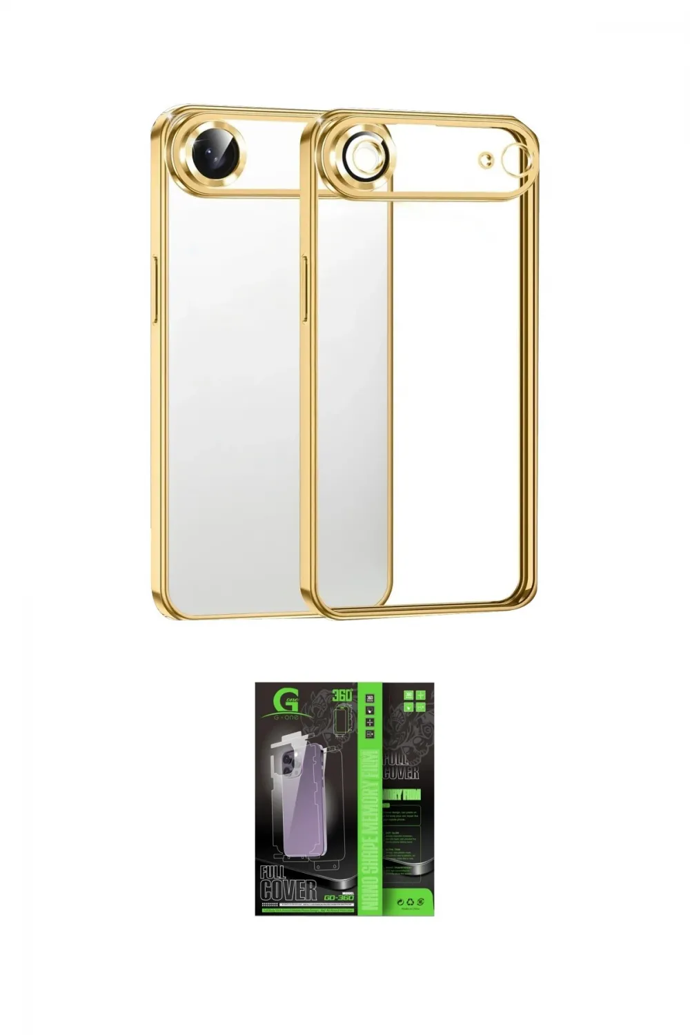 ieg™ iPhone 17 Air Kılıf Vadi Minimal - Siyah 360 Mat Full Body Arka Koruyucu