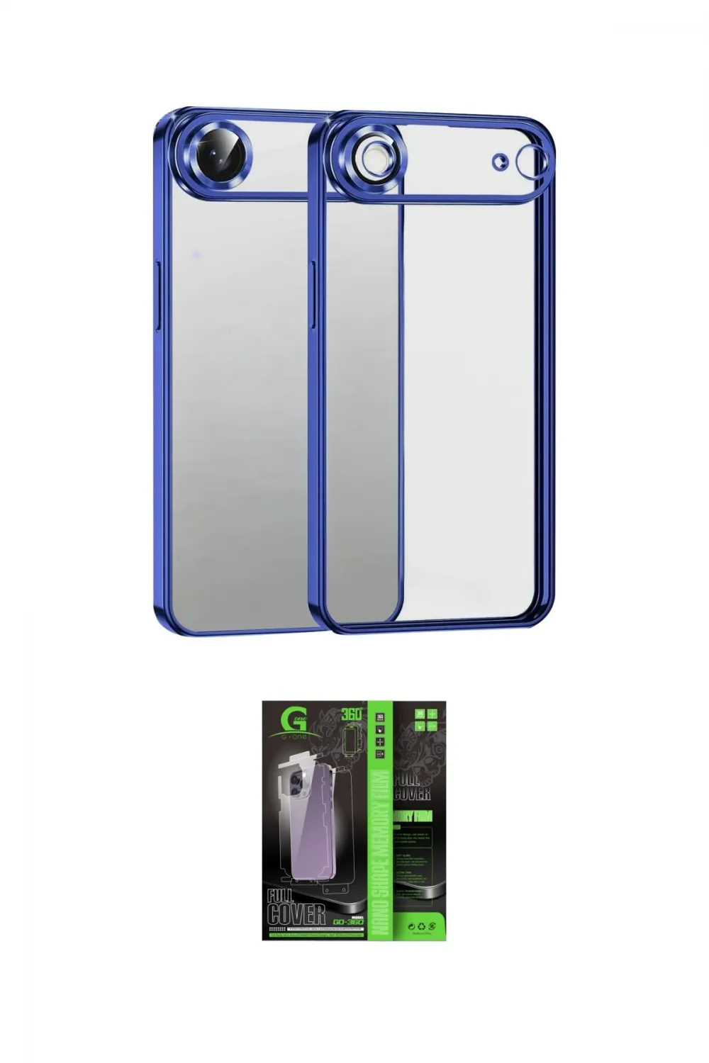 ieg™ iPhone 17 Air Kılıf Vadi Minimal - Siyah 360 Mat Full Body Arka Koruyucu