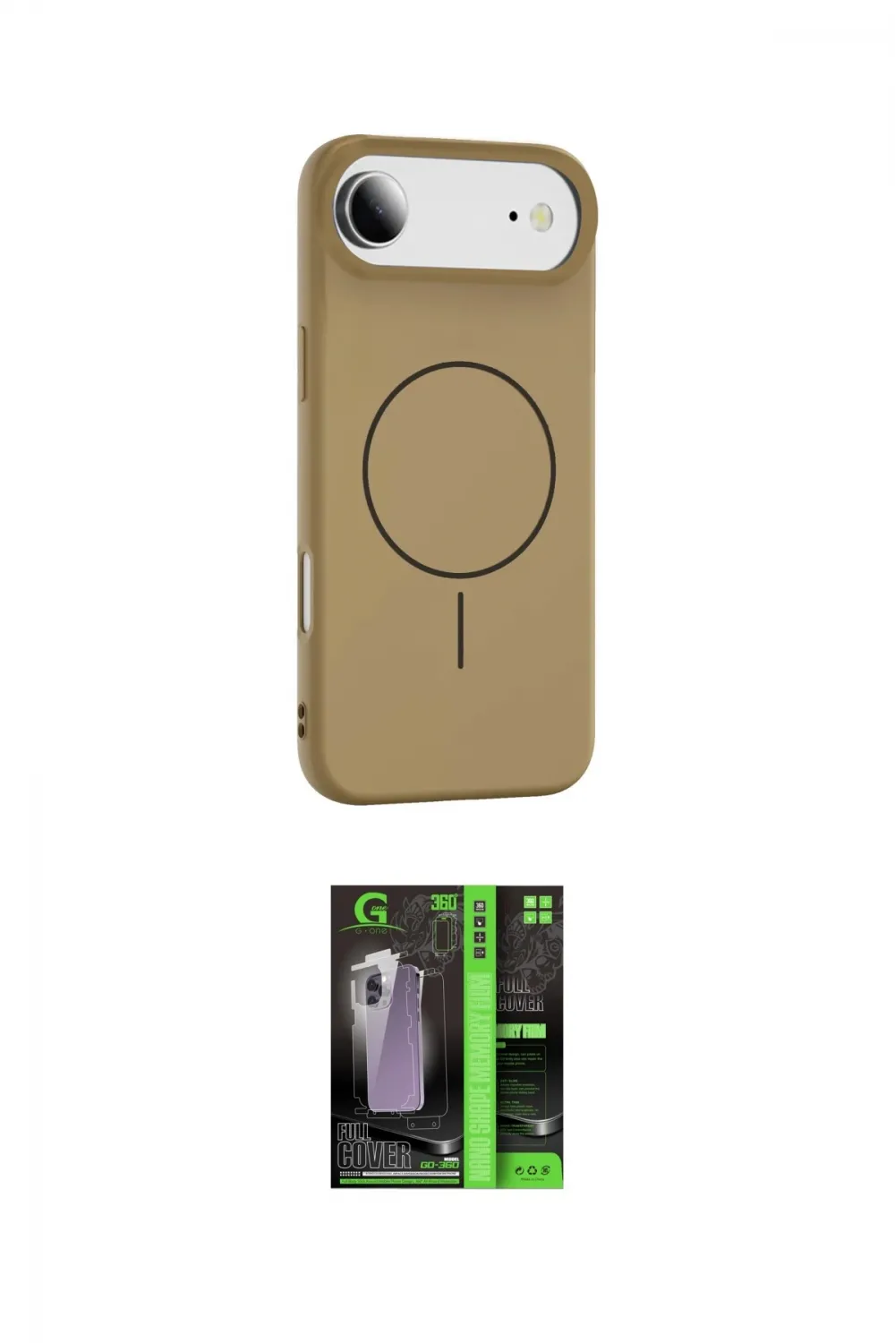 ieg™ iPhone 17 Air Kılıf Yankı Form Serisi - Şeffaf 360 Full Body Arka Koruyucu