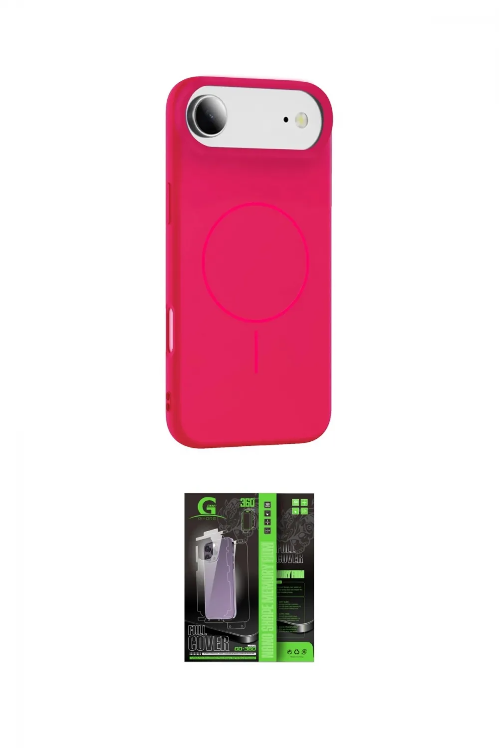 ieg™ iPhone 17 Air Kılıf Yankı Form Serisi - Şeffaf 360 Full Body Arka Koruyucu