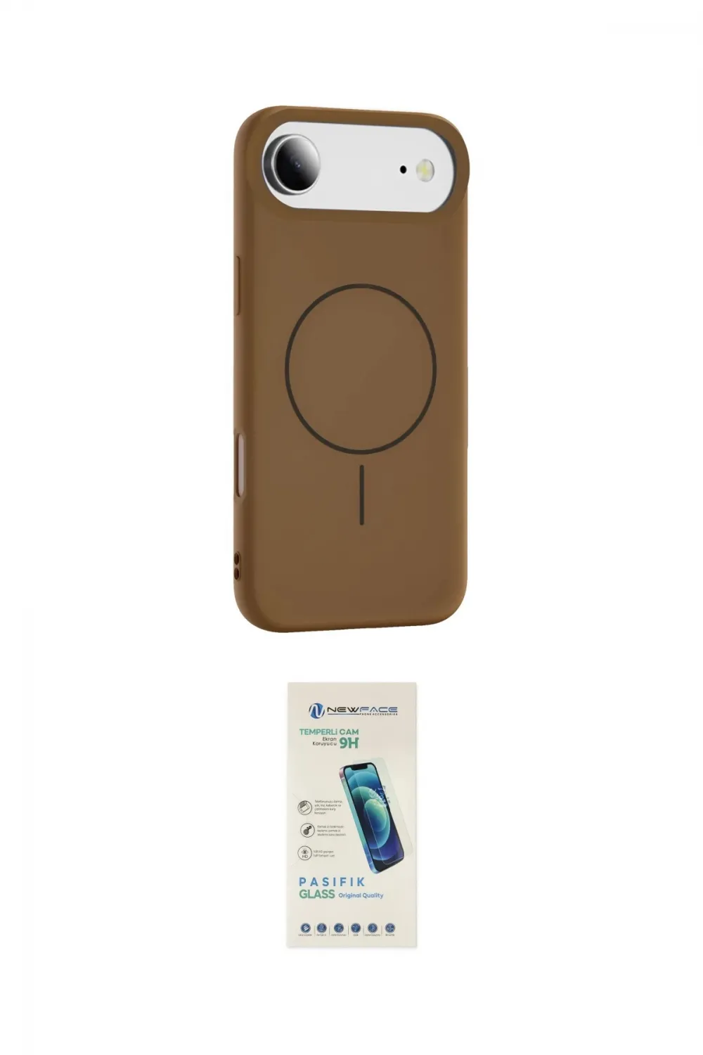ieg™ iPhone 17 Air Kılıf Yankı Form Serisi - Şeffaf Pasifik Cam Ekran Koruyucu