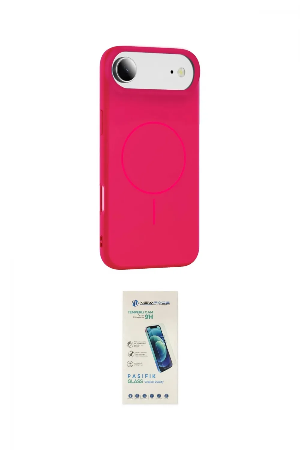 ieg™ iPhone 17 Air Kılıf Yankı Form Serisi - Şeffaf Pasifik Cam Ekran Koruyucu