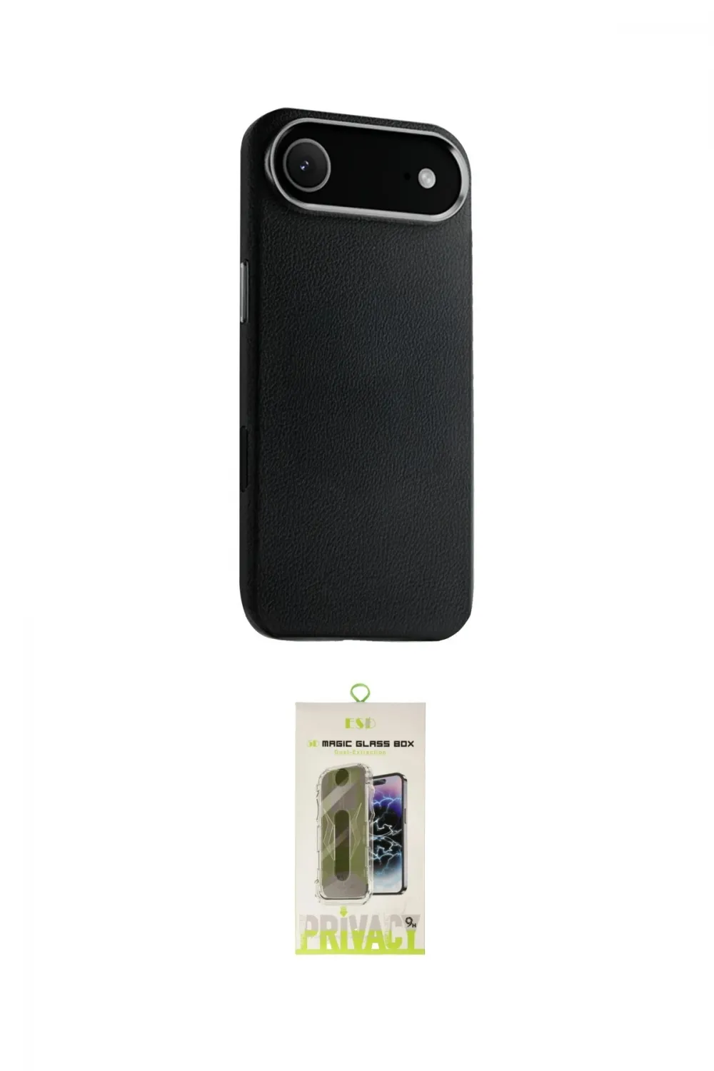 ieg™ iPhone 17 Air Kılıf Zirve Modern Prime - Siyah Joko Magic 5D Hayalet Cam