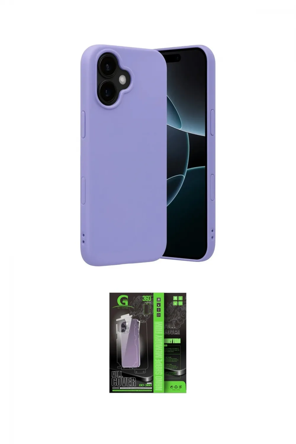 ieg™ iPhone 17 Kılıf Ahenk Serisi - Siyah 360 Mat Full Body Arka Koruyucu