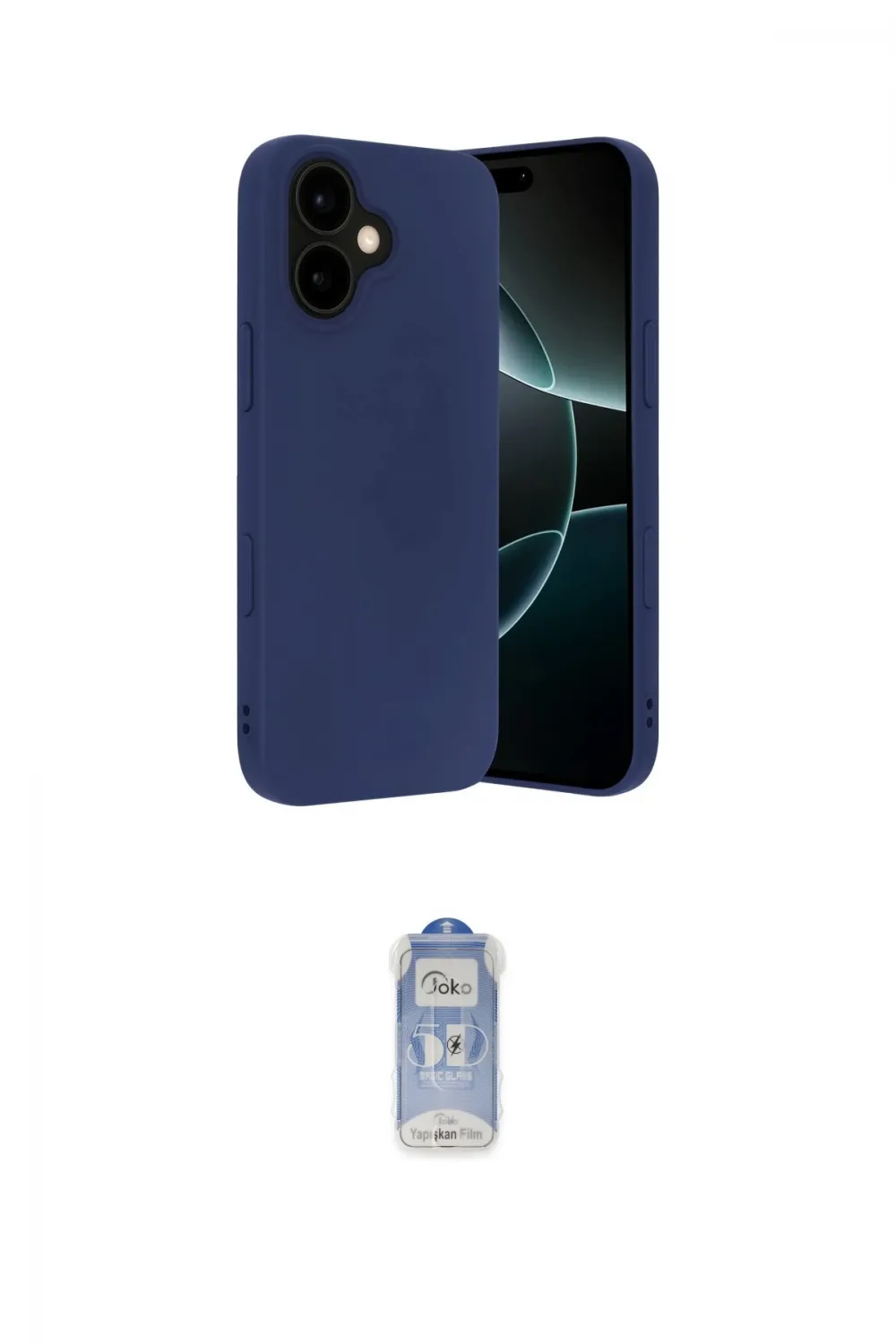 ieg™ iPhone 17 Kılıf Ahenk Serisi - Siyah Joko Magic 5D Cam