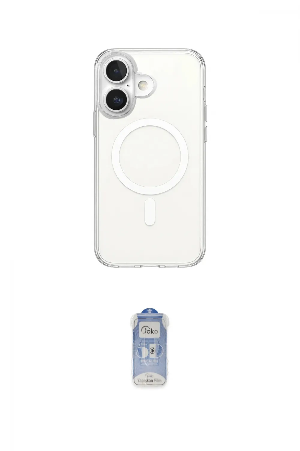 ieg™ iPhone 17 Kılıf Ahenk Yansıma Prime - Siyah Joko Magic 5D Cam